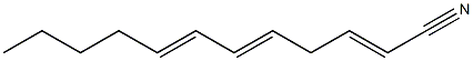 2,5,7-Dodecatrienenitrile Struktur