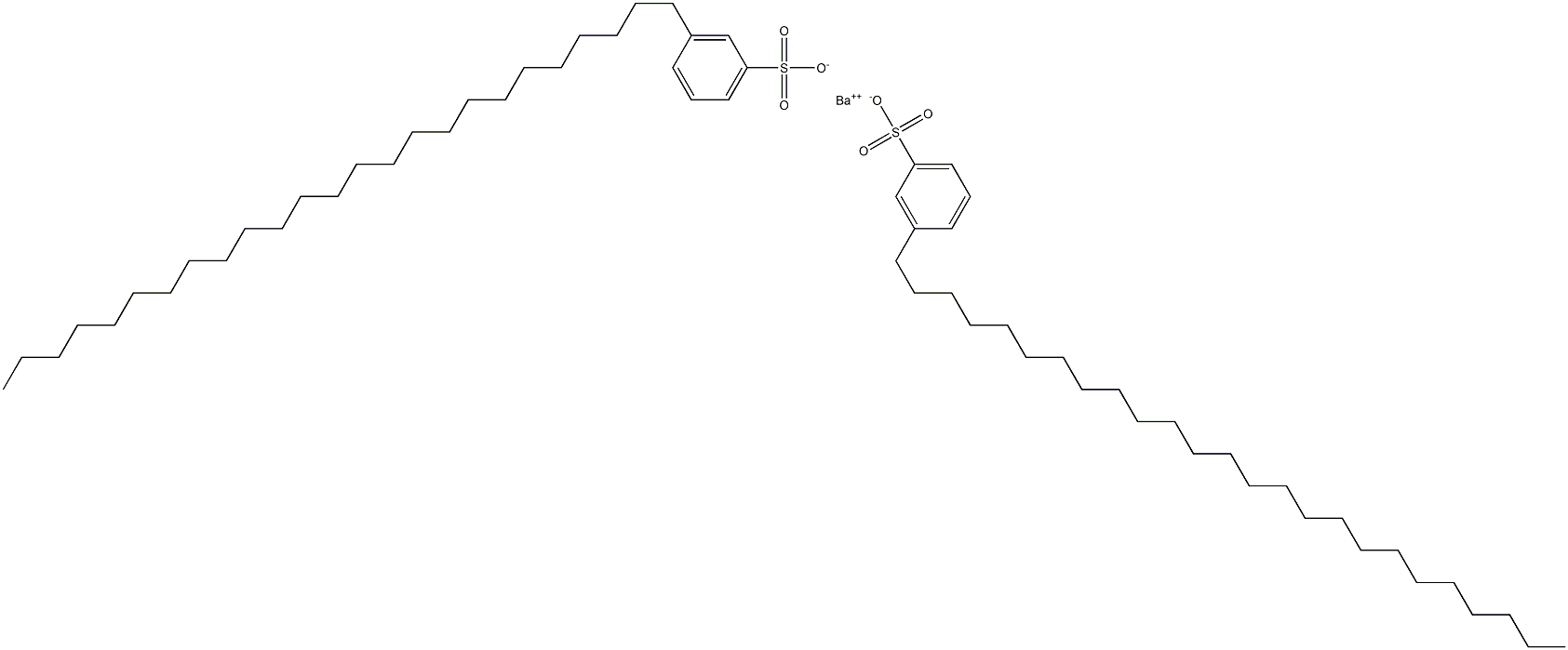 Bis(3-pentacosylbenzenesulfonic acid)barium salt Struktur