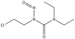 1-(2-Chloroethyl)-3,3-diethyl-1-nitrosourea Struktur