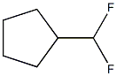 (Difluoromethyl)cyclopentane Struktur