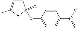 1-(4-Nitrophenoxy)-3-methyl-2,5-dihydro-1H-phosphole 1-oxide Struktur