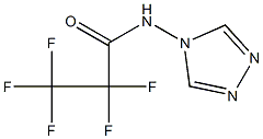 4-[N-(Pentafluoropropionyl)amino]-4H-1,2,4-triazole Struktur