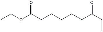 7-Ketopelargonic acid ethyl ester Struktur