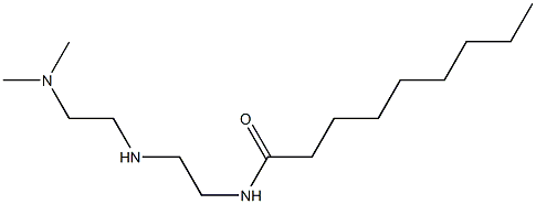 N-[2-[2-(Dimethylamino)ethylamino]ethyl]nonanamide Struktur