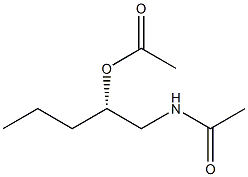 (+)-N-[(S)-2-Acetyloxypentyl]acetamide Struktur