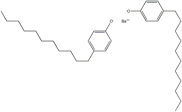 Barium bis(4-undecylphenolate) Struktur