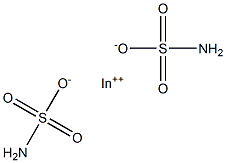 Disulfamic acid indium(II) salt Struktur