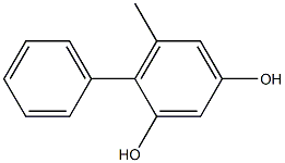 4-Phenyl-5-methylbenzene-1,3-diol Struktur