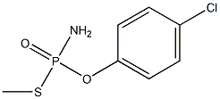 Aminothiophosphonic acid S-methyl O-(4-chlorophenyl) ester Struktur