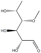 4-O-Methyl-6-deoxy-D-galactose Struktur