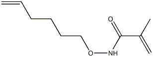 N-(5-Hexenyloxy)methacrylamide Struktur