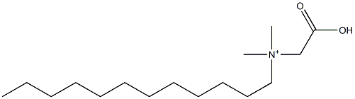 Dodecyl(carboxymethyl)dimethylammonium Struktur