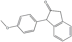 1-(4-Methoxyphenyl)-2-indanone Struktur