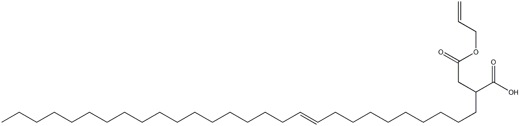 2-(10-Octacosenyl)succinic acid 1-hydrogen 4-allyl ester Struktur