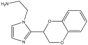 1-(2-Aminoethyl)-2-[(2,3-dihydro-1,4-benzodioxin)-2-yl]-1H-imidazole Struktur