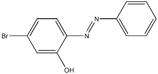 4-Bromo-2-hydroxyazobenzene Struktur