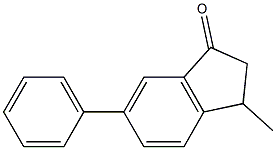 3-Methyl-6-phenyl-1-indanone Struktur