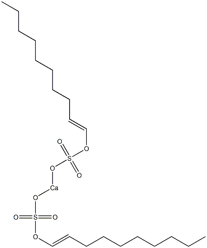 Bis[(1-decenyloxy)sulfonyloxy]calcium Struktur