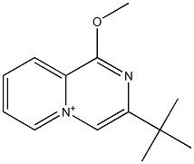 1-Methoxy-3-tert-butylpyrido[1,2-a]pyrazin-5-ium Struktur