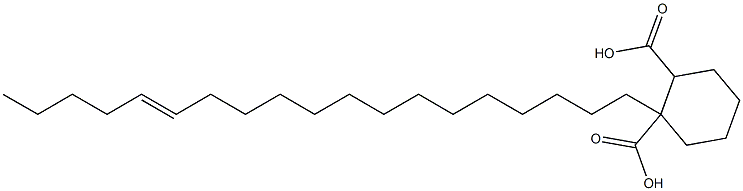 Cyclohexane-1,2-dicarboxylic acid hydrogen 1-(14-nonadecenyl) ester Struktur