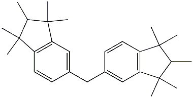 Bis(1,1,2,3,3-pentamethylindan-5-yl)methane Struktur