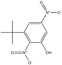 3-tert-Butyl-2,5-dinitrophenol Struktur