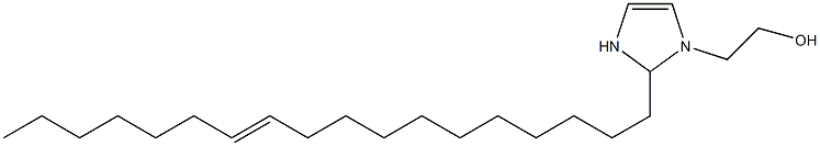 2-(11-Octadecenyl)-4-imidazoline-1-ethanol Struktur