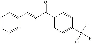 (E)-4'-(Trifluoromethyl)chalcone Struktur