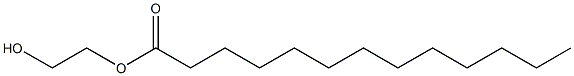 Tridecanoic acid 2-hydroxyethyl ester Struktur