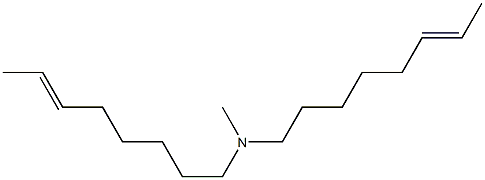 N-Methyl-N,N-di(6-octenyl)amine Struktur