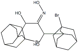 1-Bromo-3-adamantyl(hydroxymethyl) ketone oxime Struktur