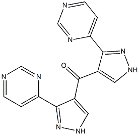 (Pyrimidin-4-yl)(1H-pyrazol-4-yl) ketone Struktur