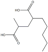 2-Methyl-4-pentylglutaric acid Struktur