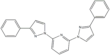 1,1'-(2,6-Pyridinediyl)bis(3-phenyl-1H-pyrazole) Struktur