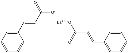 Biscinnamic acid barium salt Struktur