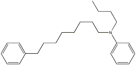 Monobutylphenylmonooctylphenylamine Struktur