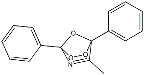 1,4-Diphenyl-6-methyl-2,3,7-trioxa-5-azabicyclo[2.2.1]hept-5-ene Struktur