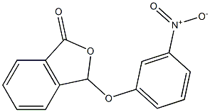 3-(3-Nitrophenoxy)isobenzofuran-1(3H)-one Struktur