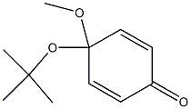 4-Methoxy-4-tert-butoxy-2,5-cyclohexadiene-1-one Struktur