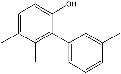 3,4-Dimethyl-2-(3-methylphenyl)phenol Struktur