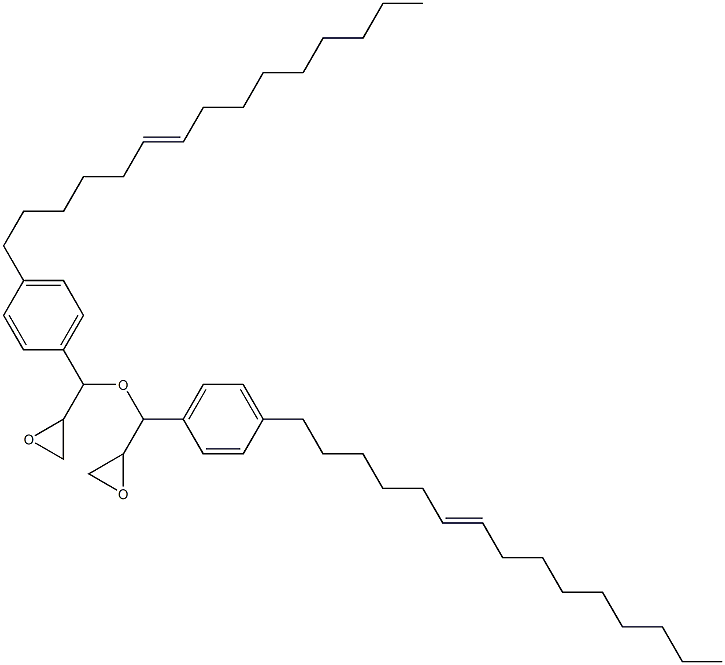 4-(6-Pentadecenyl)phenylglycidyl ether Struktur