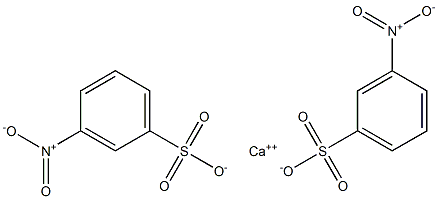 Bis(m-nitrobenzenesulfonic acid)calcium salt Struktur