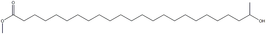 23-Hydroxytetracosanoic acid methyl ester Struktur