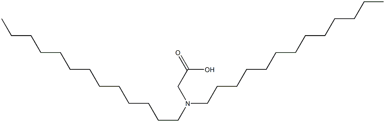 N,N-Ditridecylglycine Struktur