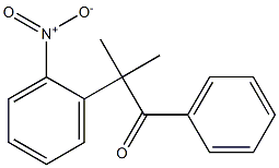 1-Nitro-2-(1-benzoyl-1-methylethyl)benzene Struktur