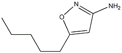 5-Pentylisoxazol-3-amine Struktur