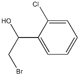 2-Bromo-1-(o-chlorophenyl)ethanol Struktur