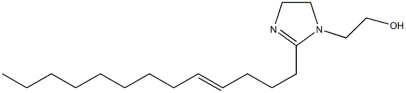 2-(4-Tridecenyl)-2-imidazoline-1-ethanol Struktur