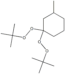 3-Methyl-1,1-bis(tert-butylperoxy)cyclohexane Struktur