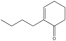 2-Butyl-2-cyclohexen-1-one Struktur